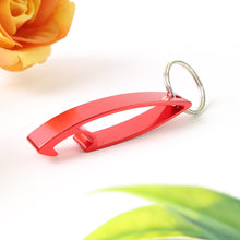 2 in 1 Compact Metal Bottle Opener with Keyring (1 Pc)