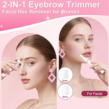 Mini Electric Eyebrow & Facial Hair Trimmer - (Set)