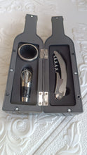 Premium Wine Bottle Shape Bar Accessory Gift Set